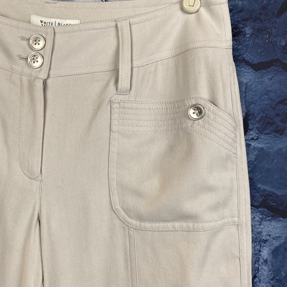 WHBM Silk Cargo Wide Leg Pants - Picture 4 of 10